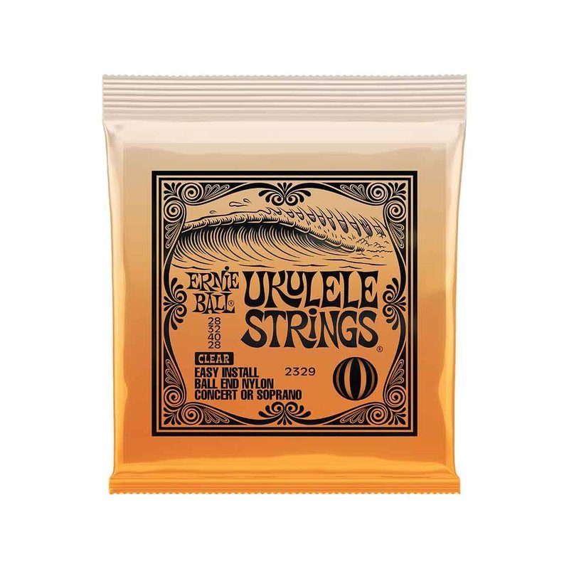 Ernie Ball Ernie Ball Ukulele Ball End Nylon Strings Clear 2329 烏克麗麗套弦 21"-23" — 三峽烏克麗麗