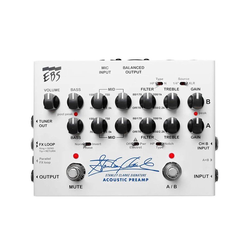 EBS EBS Stanley Clarke 簽名版原聲樂器前級 — 三峽音響 / 音箱
