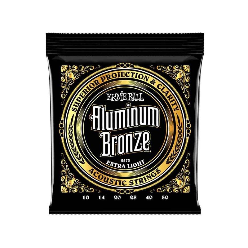 Ernie Ball Ernie Ball Extra Light Aluminum 2570 清晰澈亮 民謠吉他套弦 10-50 — 三峽木吉他 / 民謠吉他
