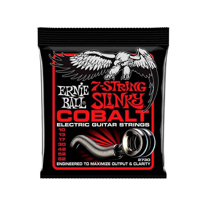Ernie Ball Ernie Ball Skinny Top Heavy Bottom Slinky Cobalt 2730 高出力鈷弦 電吉他七弦套弦 10-62 — 三峽木吉他 / 民謠吉他