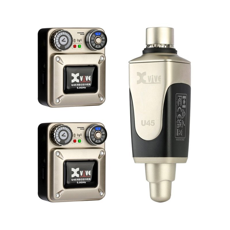 Xvive U45R4 Wireless IEM System 入耳式無線監聽傳輸介面 — 三峽錄音 / 音響