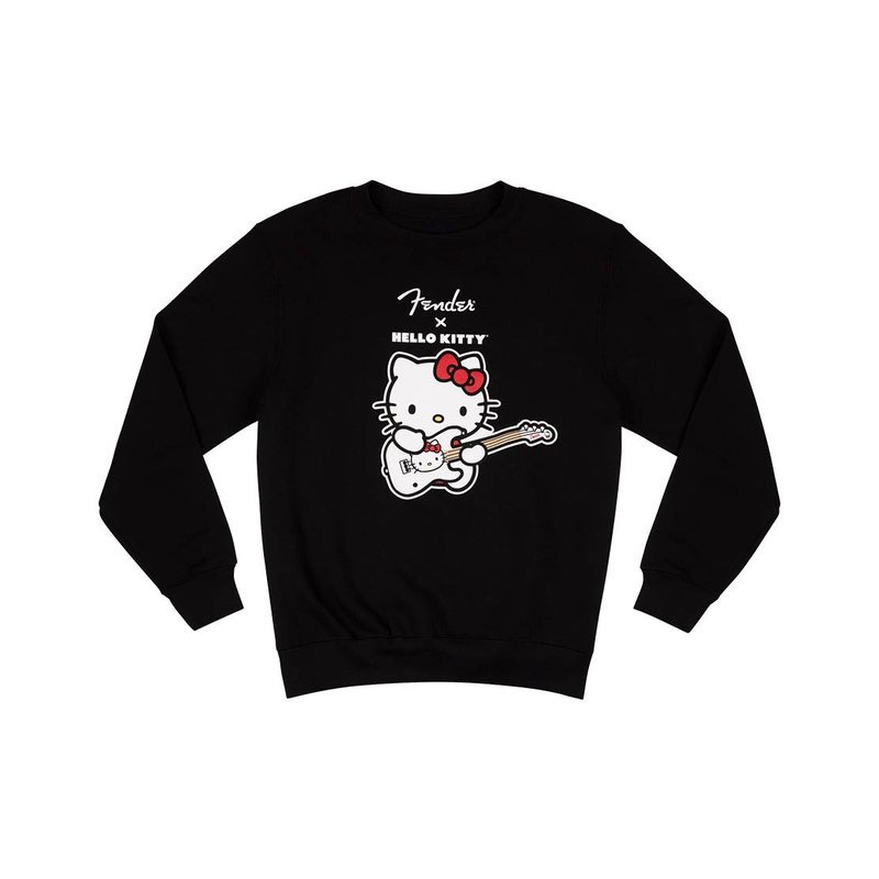 Fender Fender x Hello Kitty Crewneck Logo Sweatshirt 聯名大學T (S/M/L/XL) — 三峽配件 / 週邊