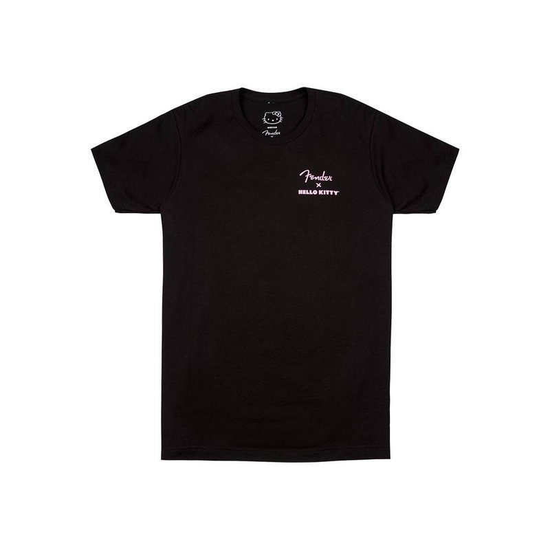 Fender Fender x Hello Kitty Black Back Logo Tee 聯名款T恤 (S/M/L/XL) — 三峽配件 / 週邊