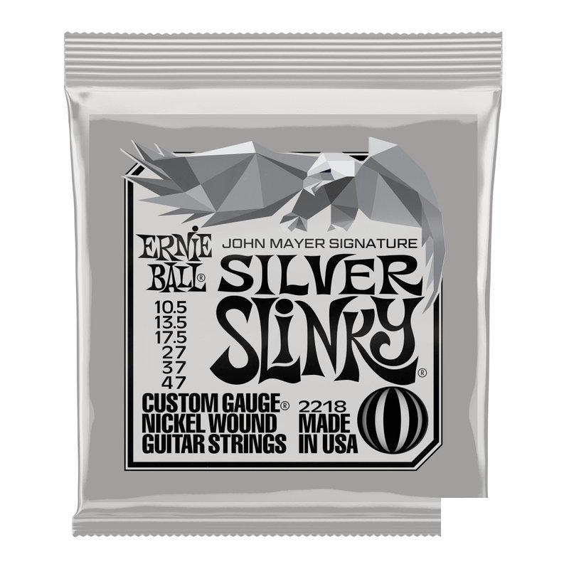 Ernie Ball Ernie Ball 2218 John Mayer Silver Slinky 電吉他套弦 10.5-47 — 三峽木吉他 / 民謠吉他