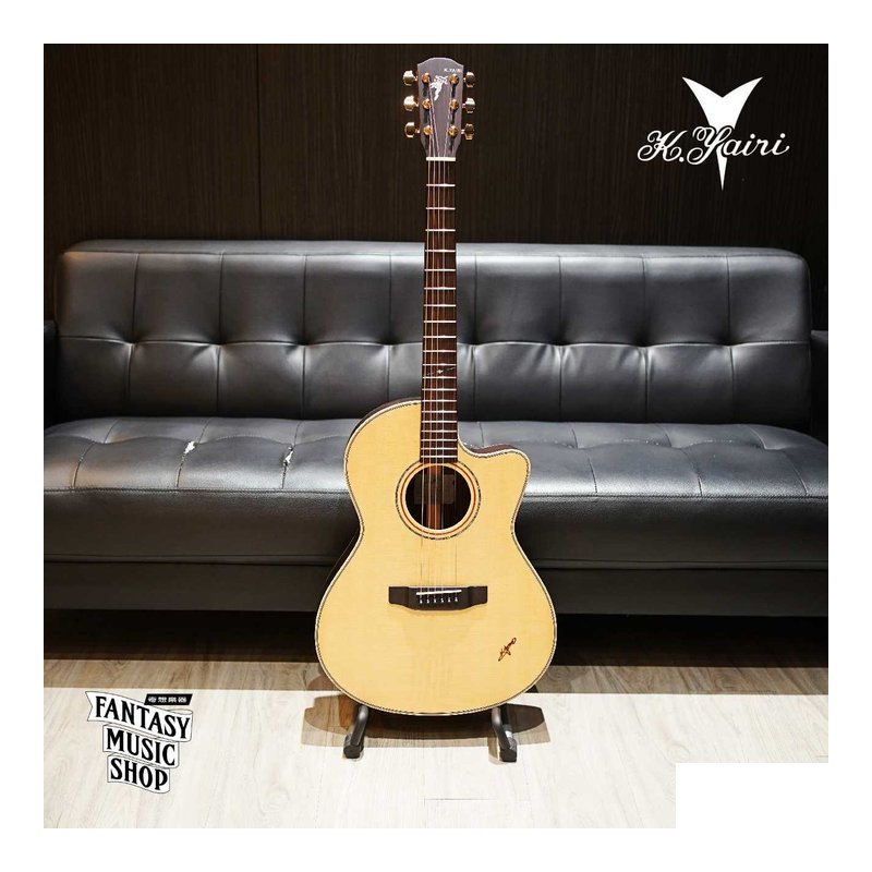 K.Yairi 日本製 K.Yairi RF-120 無缺角 or 缺角 | 全單板 獨特專屬桶身 經典民謠吉他 — 三峽木吉他 / 民謠吉他