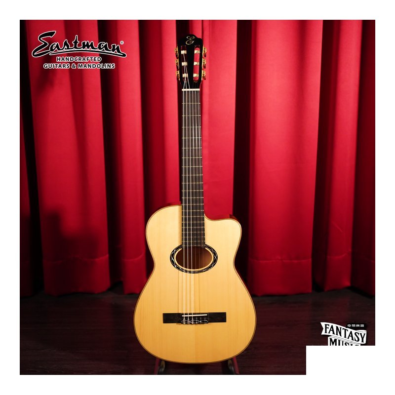 Eastman Eastman Cabaret-JB 全單板插電 跨界尼龍弦吉他 — 三峽弦樂器