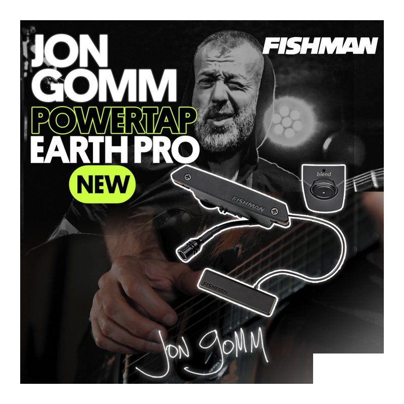 Fishman Fishman Jon Gomm 簽名款 PowerTap Earth Pro 木吉他 三系統拾音器 | PRO-REP-106 — 三峽木吉他 / 民謠吉他