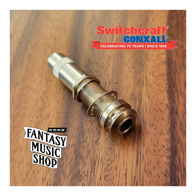 木吉他拾音器 雙系統 Stereo End Pin Jack | 美國 Switchcraft 製造 — 三峽吉他 / Bass