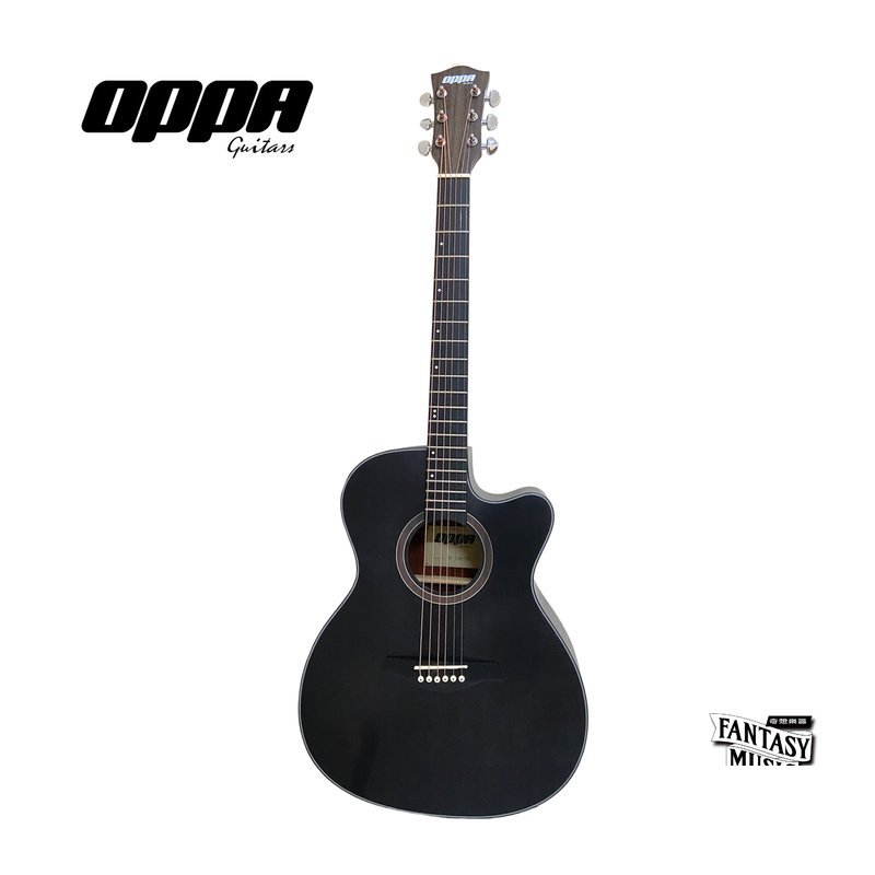 OPPA OPPA 雲杉面板缺角民謠吉他 OP-130-TBK — 三峽木吉他 / 民謠吉他