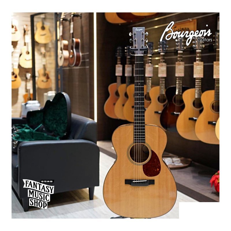 Bourgeois Bourgeois 試金石 Touchstone OM桶 Hawaiian KOA Country Boy/TS 限定款 高階吉他 — 三峽木吉他 / 民謠吉他