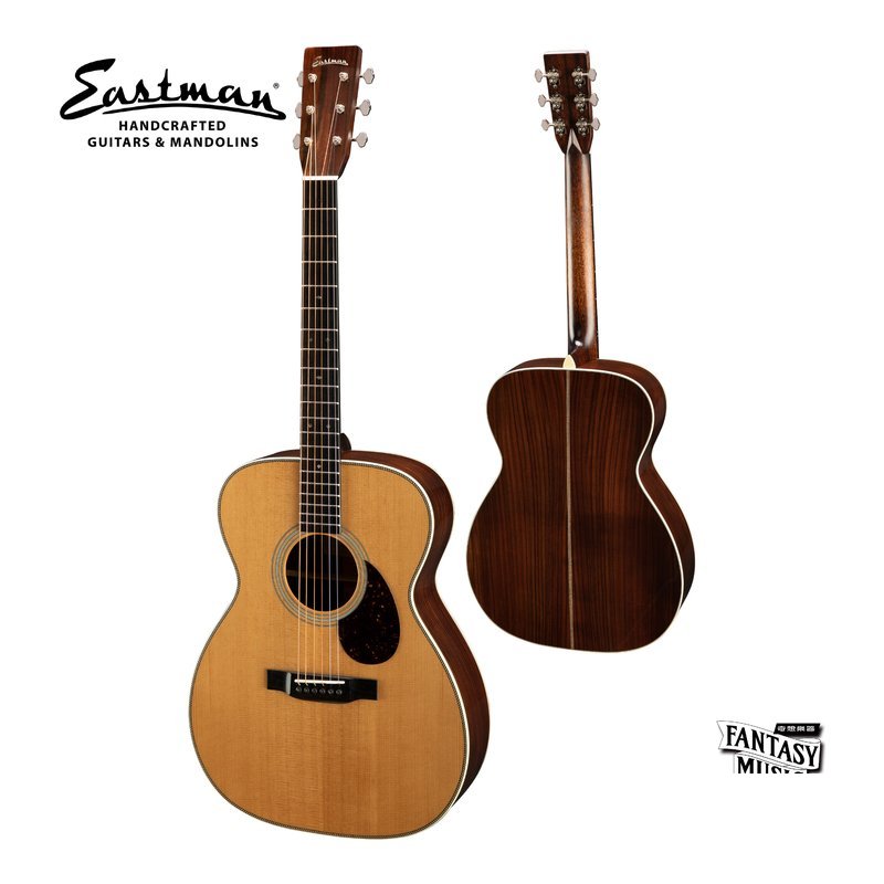 Eastman Eastman E8OM-TC 烘烤面板 全單板 民謠吉他 — 三峽弦樂器