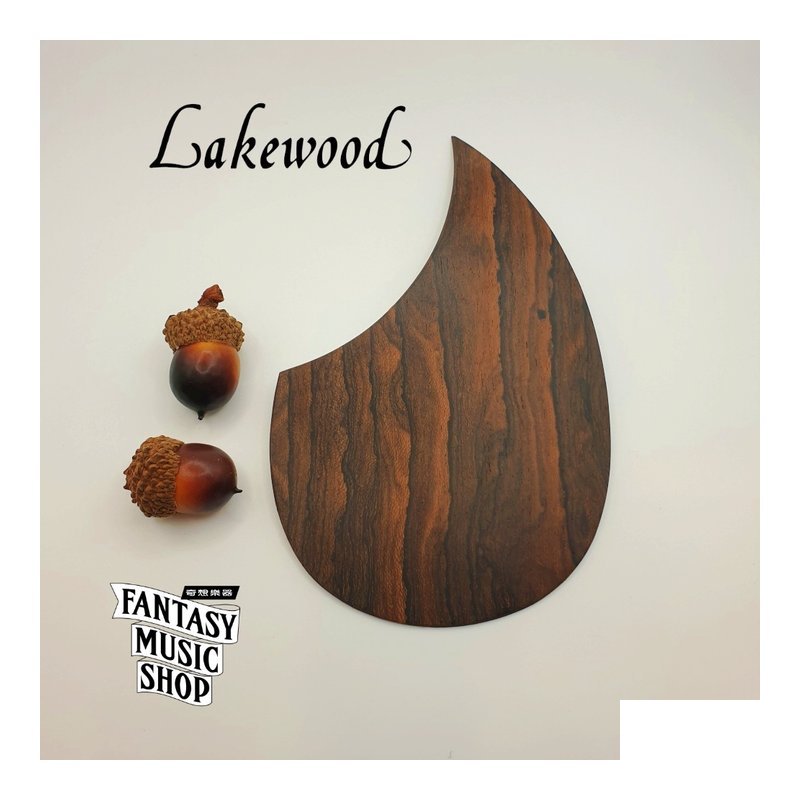 Lakewood Ziricote 自黏 原木護板 刷板 | 德國Lakewood原廠 — 三峽配件 / 週邊