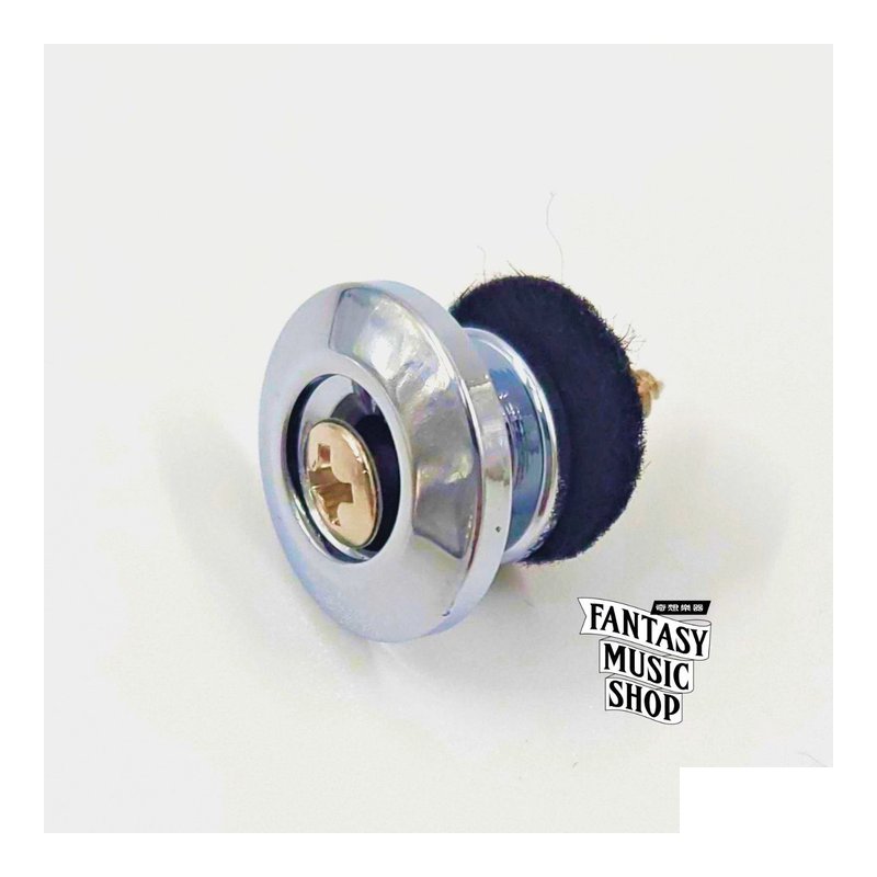 民謠吉他背帶釘 銀色 | 金屬專業款+緩衝墊片 — 三峽吉他 / Bass