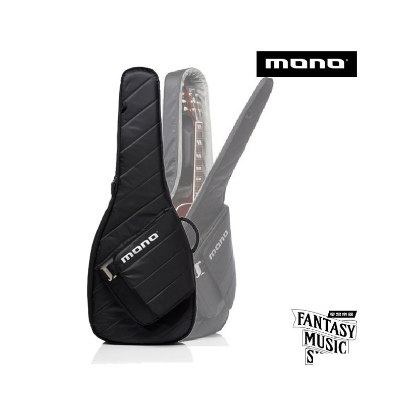 MONO MONO Sleeve系列專業吉他琴袋 | M80-SAD-BLK 吉他袋 琴袋(黑) — 三峽木吉他 / 民謠吉他