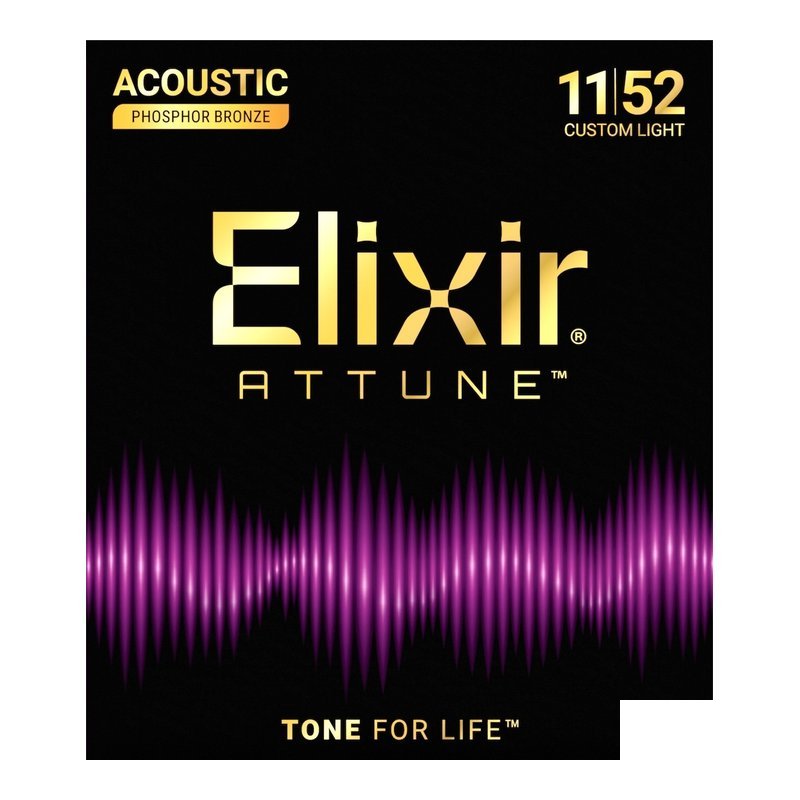 Elixir Elixir ATTUNE 紅銅 民謠吉他弦 11-52 — 三峽木吉他 / 民謠吉他