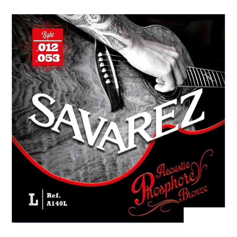 Savarez Savarez 法國經典民謠吉他弦 | 磷青銅 紅銅A140L | 012-53 — 三峽木吉他 / 民謠吉他