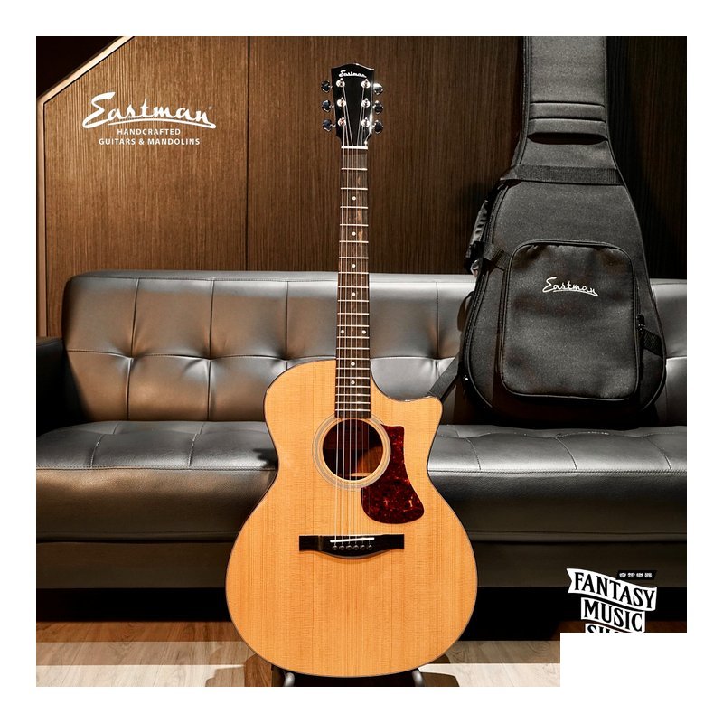 Eastman Eastman AC222-CE Deluxe 全單板 插電 民謠吉他 — 三峽弦樂器