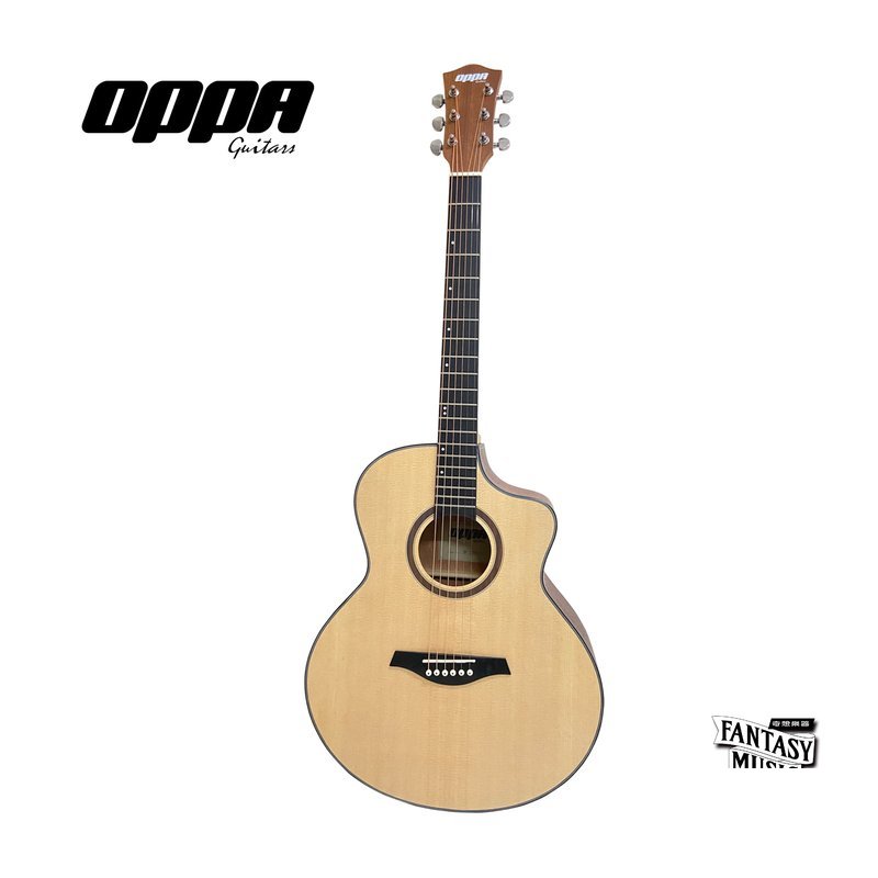 OPPA OPPA JF桶雲杉木面板缺角民謠吉他 OP-120N-40 — 三峽木吉他 / 民謠吉他