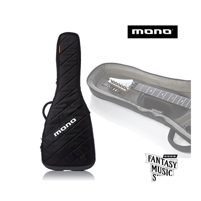 MONO MONO Vertigo系列專業電吉他琴袋 | M80-VEG-BLK 吉他袋 琴袋 — 三峽木吉他 / 民謠吉他