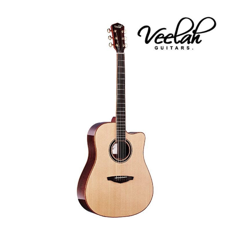 Veelah Veelah V5-DC 面單板民謠吉他 — 三峽木吉他 / 民謠吉他