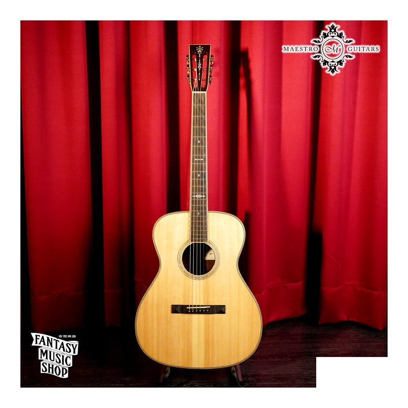 Maestro Maestro 印度玫瑰木 OM-IR Q 全單版民謠吉他 — 三峽木吉他 / 民謠吉他