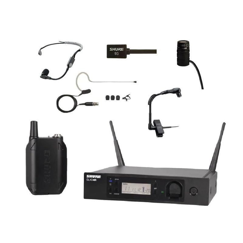 Shure Shure / GLXD14R 數位無線麥克風系統 (BETA 98H/C、WB98H/C、 WL185、WL93、MX153、SM 35) — 三峽麥克風