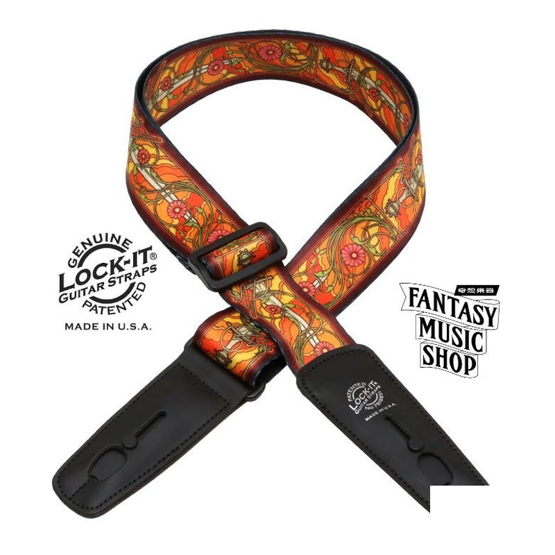 Lock-it straps 安全背帶 Bob Masse 神劍款| Lock-It Straps 免安裝直接提供保護 美國製 — 三峽木吉他 / 民謠吉他