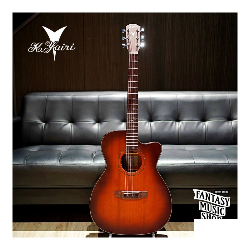 K.Yairi 日本製 K.Yairi YFL-55CE VS | 面單板 插電 經典民謠吉他 — 三峽木吉他 / 民謠吉他