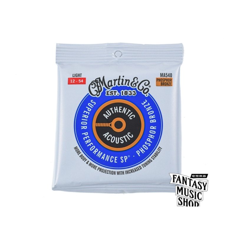 Martin MARTIN MA540 經典款 民謠吉他弦.012 | 最新真空新包裝 — 三峽木吉他 / 民謠吉他