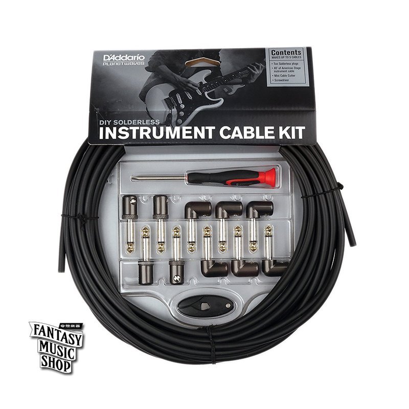 Daddario DIY Solderless Pedalboard Cable Kit (PWAC-PW-GPKIT-50)DIY導線組 (40ft) — 三峽效果器