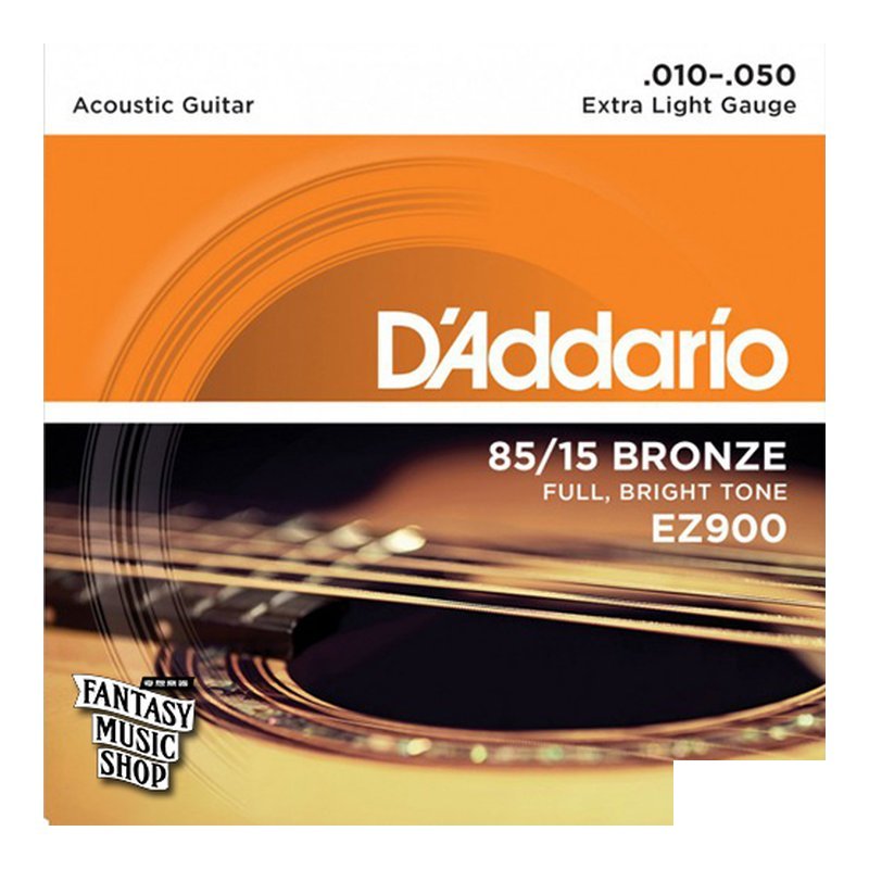 D'Addario Daddario EZ900 民謠吉他 黃銅弦 10-50 — 三峽木吉他 / 民謠吉他