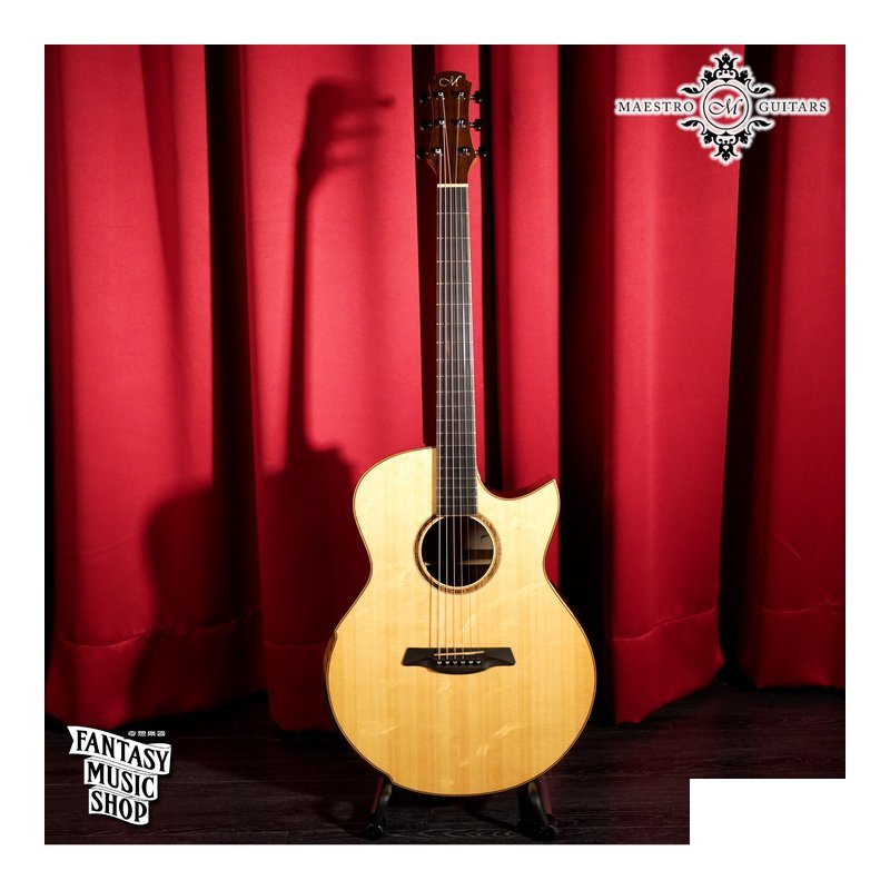 Maestro Maestro 非洲胡桃木 Raffles OV CSB 全單板民謠吉他 — 三峽木吉他 / 民謠吉他