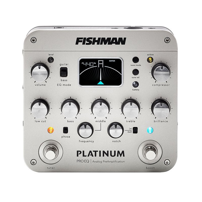 Fishman Fishman 木吉他/貝斯前級 Platinum Pro EQ Analog Preamp | PRO-PLT-201 — 三峽木吉他 / 民謠吉他