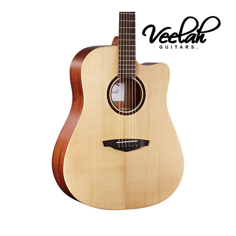 Veelah Veelah V1-DC 面單板 民謠吉他 | 插電 或 無插電版本 — 三峽木吉他 / 民謠吉他