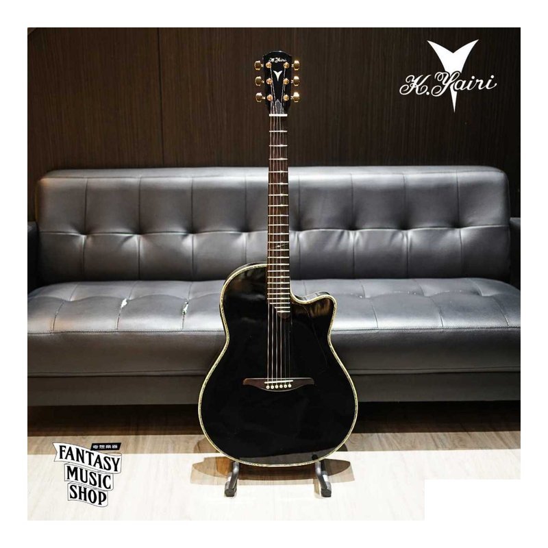 K.Yairi 日本製 K.Yairi YD-88BK | 面單板插電 經典民謠吉他 — 三峽木吉他 / 民謠吉他