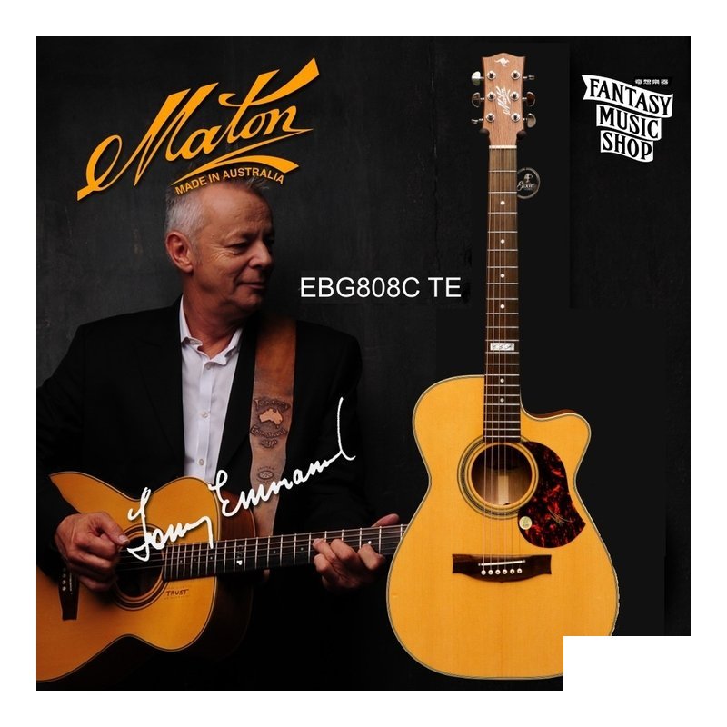 Maton Maton EBG808CTE 缺角版 澳洲 全單板 民謠吉他 | Tommy Emmanuel Model — 三峽木吉他 / 民謠吉他
