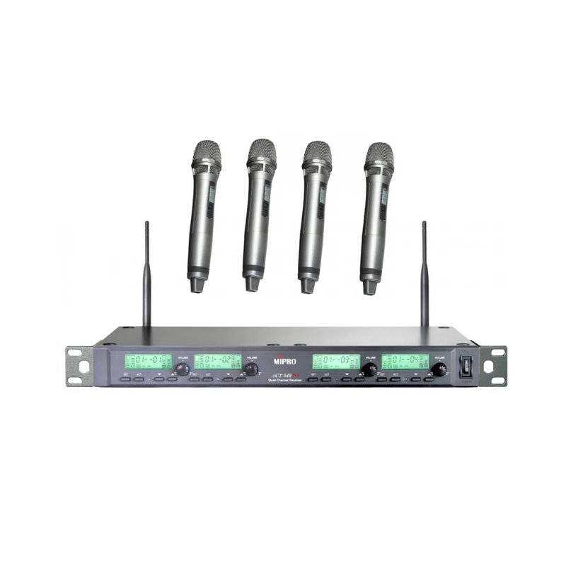 MIPRO Mipro / ACT-949MAX接收器 +ACT-999H無線麥克風*4 — 三峽麥克風