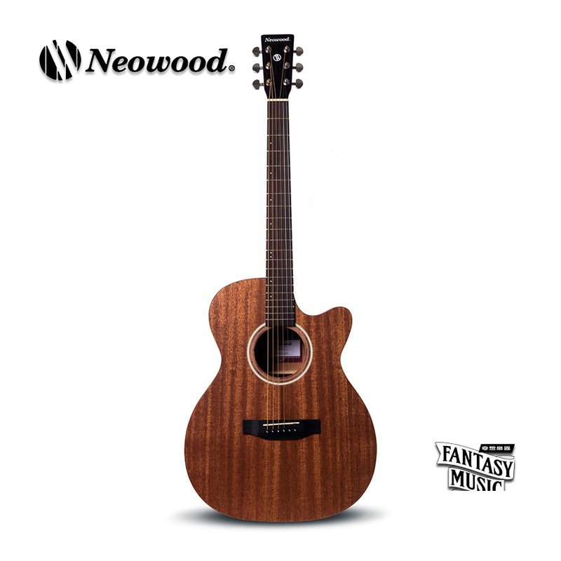 Neowood OM-2C 民謠吉他 — 三峽吉他 / Bass