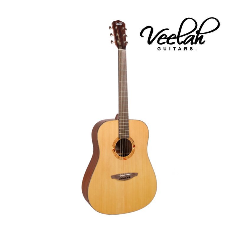 Veelah Veelah V2-D 面單板 亮面漆 民謠吉他 — 三峽木吉他 / 民謠吉他