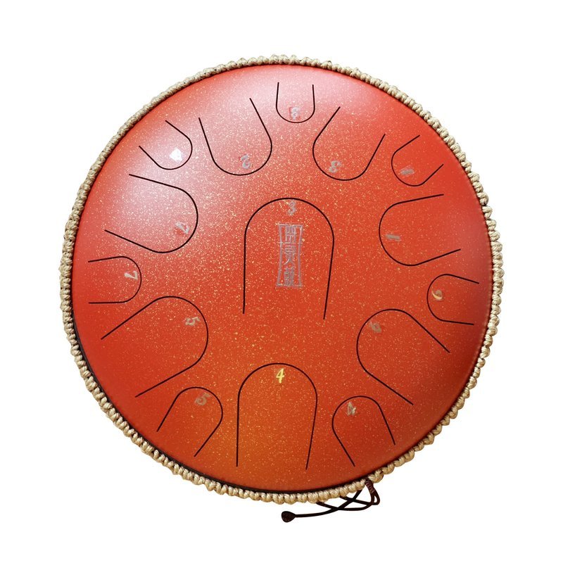 魯儒 空靈鼓 Hluru 高端鼓 天鼓 14吋15音D調-朱砂紅 — 三峽配件 / 週邊