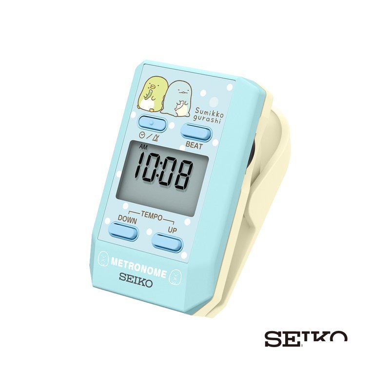 SEIKO SEIKO DM51SGL 角落小夥伴夾式節拍器/時鐘 藍色 — 三峽鼓 / 打擊