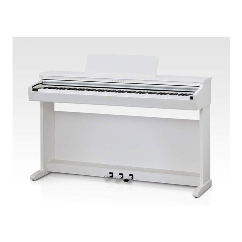 KAWAI 【KAWAI】 KDP-120 88鍵滑蓋式電鋼琴 河合數位鋼琴 原廠公司貨 附琴椅 白色 — 三峽電鋼琴 / 鍵盤