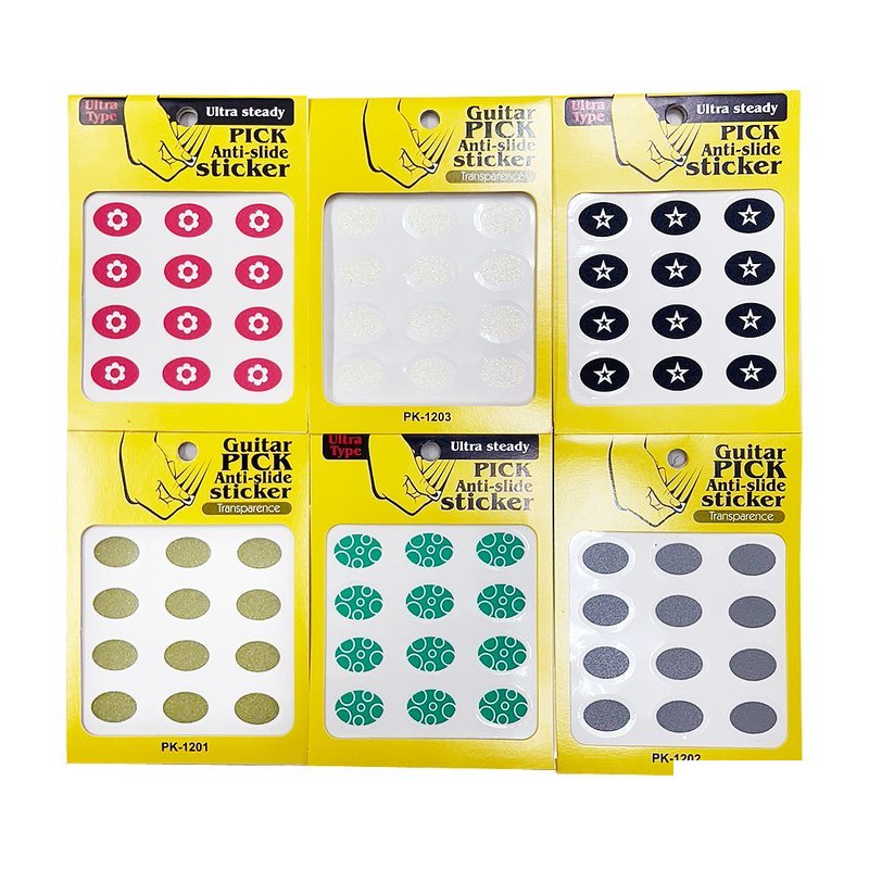 【Johnson】 匹克Pick 彈片 防滑貼紙 吉他彈片貼紙 12片/包 台灣製 — 三峽吉他 / Bass
