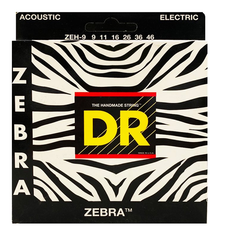 吉他弦-DR-ZEH-9(09-46)Zebra磷青銅鍍鎳(民謠) — 三峽配件 / 週邊