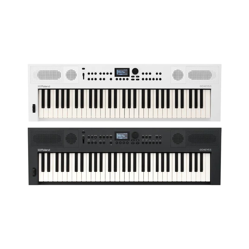 Roland Roland / GoKeys5 61鍵攜帶型數位鋼琴(內建伴奏)(黑/白) — 三峽鍵盤 / 鋼琴