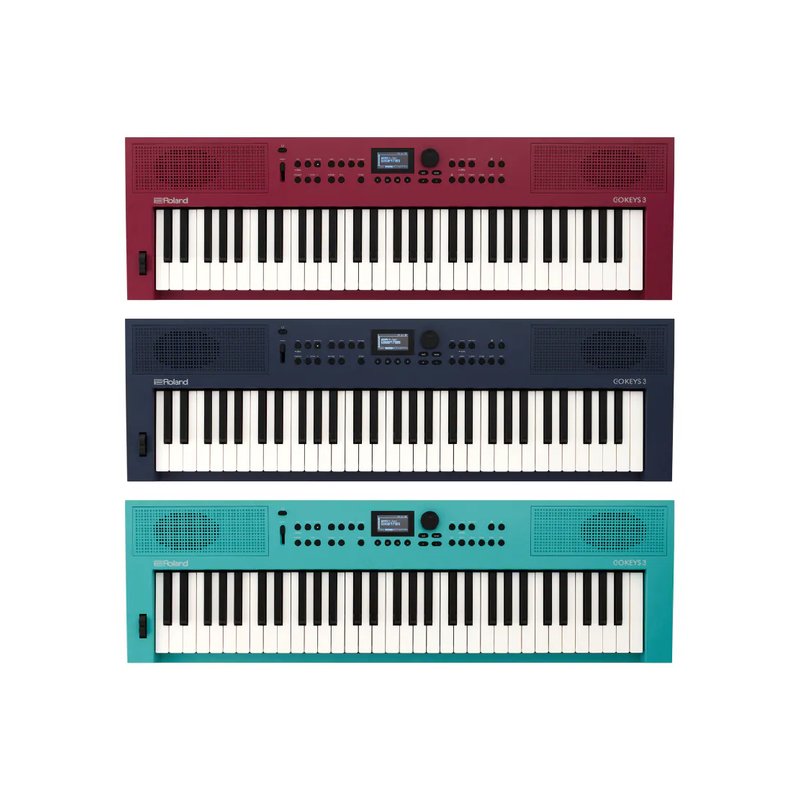 Roland Roland / GoKeys3 61鍵攜帶型數位鋼琴(內建伴奏)(藍/綠/紅) — 三峽鍵盤 / 鋼琴