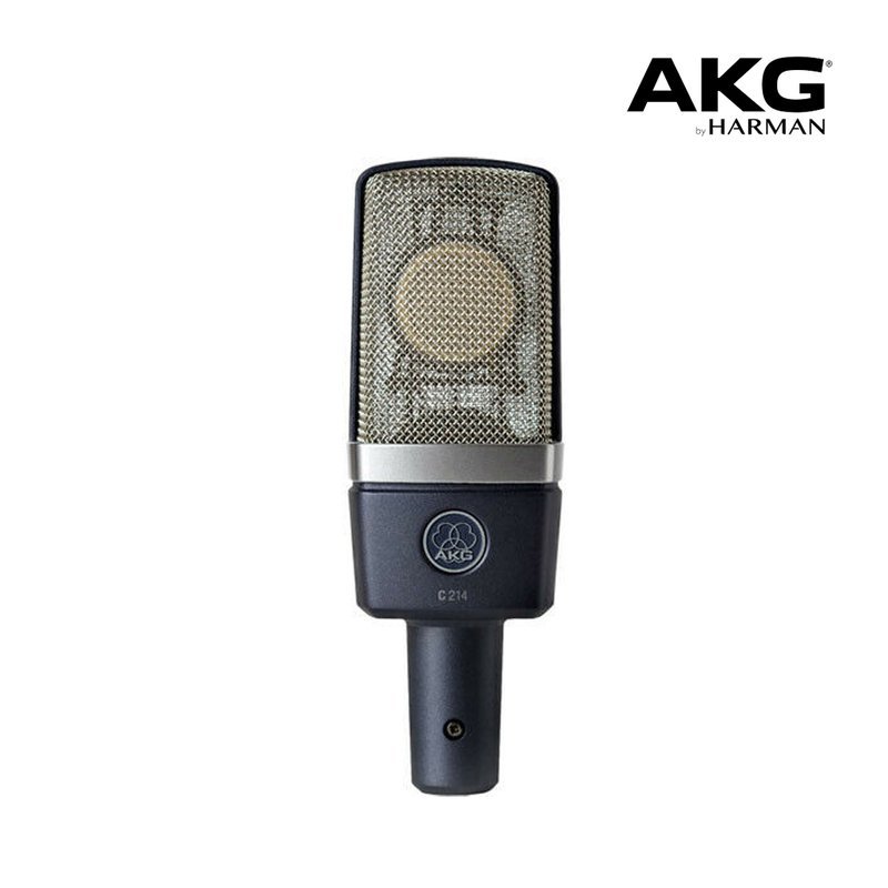 AKG AKG C214 大震膜電容式麥克風 入門麥克風 1"吋 心型 搭配攜行箱 原廠公司貨 — 三峽麥克風