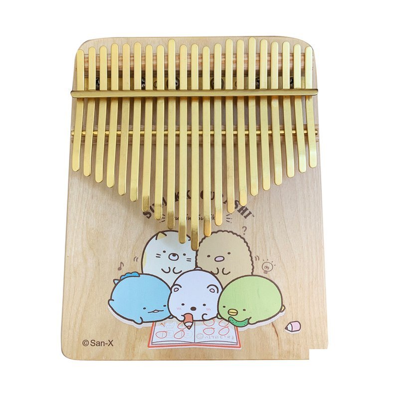 Sumikkogurashi-Single Pattern Colored 21 Keys Birch Kalimba Sumikkogurashi-Single Pattern Colored 21 Keys Birch Kalimba / Golden Keys / Sumikko Gurashi Thumb Piano — 三峽電鋼琴 / 鍵盤