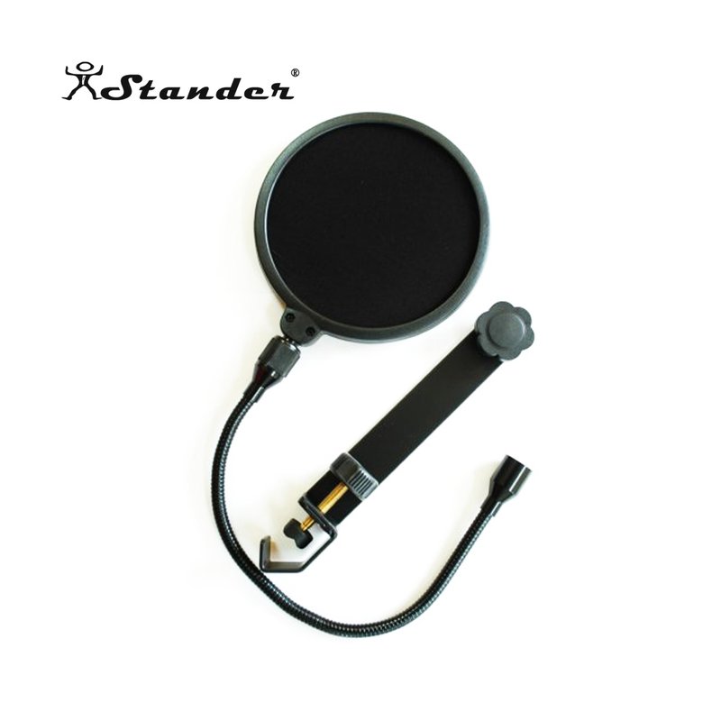 Stander MA-02 麥克風雙層口水罩 防噴罩 錄音配件 — 三峽麥克風