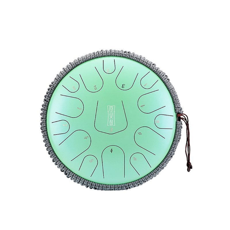 Hluru 魯儒 空靈鼓 三角款 高端鼓 天鼓 14吋15音D調 清湛藍 — 三峽配件 / 週邊